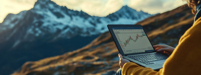 Alpine Sunset Trading Comercio al atardecer alpino
